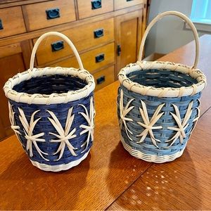 Handwoven baskets